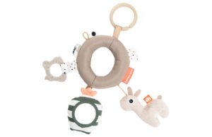 B&eacute;žov&yacute; l&aacute;tkov&yacute; kroužek s aktivitami Done by Deer Lalee