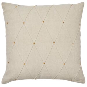 B&eacute;žov&yacute; lněn&yacute; povlak na pol&scaron;t&aacute;ř Kave Home Syteri 45 x 45 cm