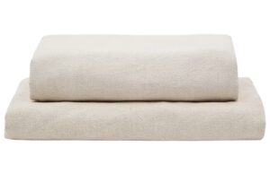 B&eacute;žov&yacute; potah na podnožku Kave Home Zenira 90 x 90 cm