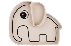 B&eacute;žov&yacute; silikonov&yacute; tal&iacute;ř Done by Deer Elphee s př&iacute;savkou