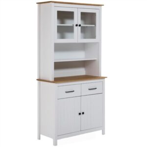 B&iacute;l&aacute; borovicov&aacute; vitr&iacute;na Marckeric Miranda 180 x 90 cm