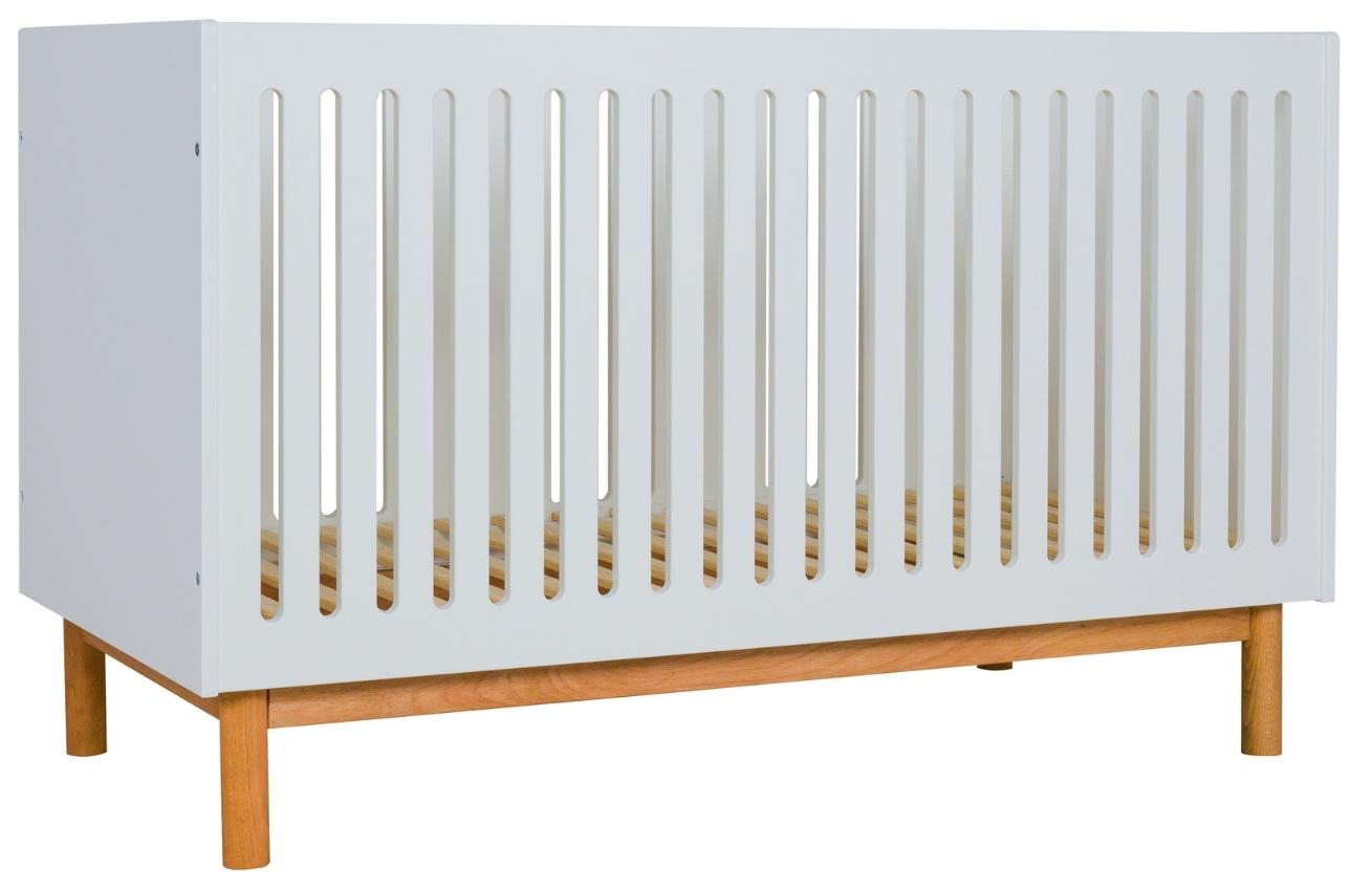 Bílá dětská postýlka Quax Mood 70 x 140 cm