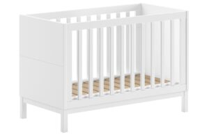 B&iacute;l&aacute; dřevěn&aacute; dětsk&aacute; post&yacute;lka Vipack Eva 60 x 120 cm