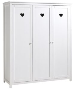 B&iacute;l&aacute; dřevěn&aacute; dětsk&aacute; skř&iacute;ň Vipack Amori 159 x 57 cm