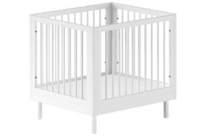 B&iacute;l&aacute; dřevěn&aacute; hrac&iacute; ohr&aacute;dka Vipack Forrest 95 x 75 cm