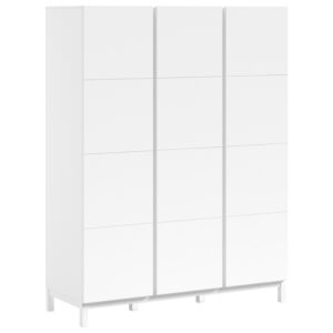 B&iacute;l&aacute; dřevěn&aacute; skř&iacute;ň Vipack Eva 196 x 149 cm