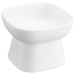 B&iacute;l&aacute; keramick&aacute; miska pro psy Yamazaki Tower 8 cm