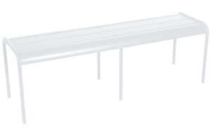 B&iacute;l&aacute; kovov&aacute; lavice Fermob Luxembourg 145 cm