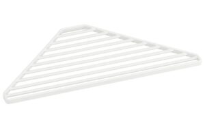 B&iacute;l&aacute; kovov&aacute; odkap&aacute;vac&iacute; mř&iacute;žka Yamazaki Tower 30 x 15 cm