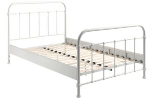 B&iacute;l&aacute; kovov&aacute; postel Vipack New York 120 x 200 cm