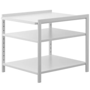 B&iacute;l&aacute; kovov&aacute; př&iacute;davn&aacute; police Yamazaki Tower 33 x 41