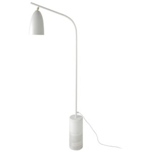 B&iacute;l&aacute; kovov&aacute; stojac&iacute; lampa Angel Cerd&aacute; No. 8036