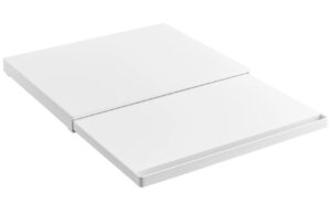 B&iacute;l&aacute; kovov&aacute; v&yacute;suvn&aacute; př&iacute;davn&aacute; police Yamazaki Tower 39/64