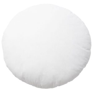B&iacute;l&aacute; kulat&aacute; polyesterov&aacute; v&yacute;plň do pol&scaron;t&aacute;ře Kave Home Fluff 45 cm