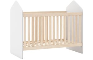 B&iacute;l&aacute; lakovan&aacute; dětsk&aacute; post&yacute;lka Marckeric Estefania 60 x 120 cm