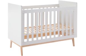 B&iacute;l&aacute; lakovan&aacute; dětsk&aacute; post&yacute;lka Marckeric Sidney 60 x 120 cm