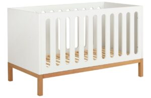 B&iacute;l&aacute; lakovan&aacute; dětsk&aacute; post&yacute;lka Quax Indigo 140 x 70 cm