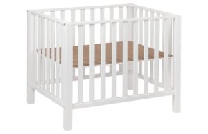 B&iacute;l&aacute; lakovan&aacute; hrac&iacute; ohr&aacute;dka Quax Mila 78 x 97 cm