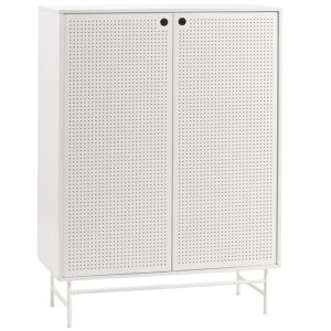 B&iacute;l&aacute; lakovan&aacute; komoda Teulat Punto 93 x 45 cm