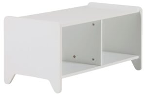 B&iacute;l&aacute; lakovan&aacute; komoda na &uacute;ložn&eacute; boxy Kave Home Nunila 78 x 40 cm