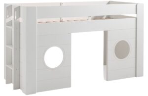 B&iacute;l&aacute; lakovan&aacute; patrov&aacute; postel Vipack Freya 90 x 200 cm