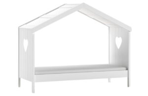 B&iacute;l&aacute; lakovan&aacute; postel Vipack Amori 90 x 200 cm