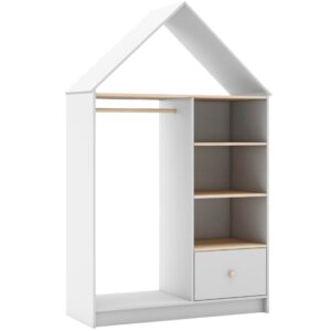 B&iacute;l&aacute; lakovan&aacute; &scaron;atn&iacute; skř&iacute;ň Marckeric Estefania 180 x 110 cm