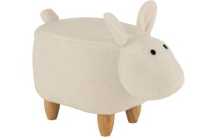 B&iacute;l&aacute; l&aacute;tkov&aacute; dětsk&aacute; stolička J-line Sheep 35 cm