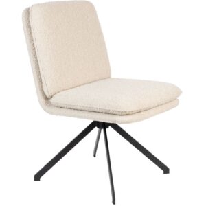 B&iacute;l&aacute; l&aacute;tkov&aacute; j&iacute;deln&iacute; židle ZUIVER TYLER