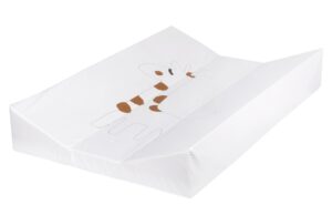 B&iacute;l&aacute; omyvateln&aacute; přebalovac&iacute; podložka Quax Giraffe 67 x 44 cm