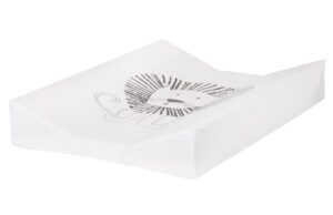 B&iacute;l&aacute; omyvateln&aacute; přebalovac&iacute; podložka Quax Lion 67 x 44 cm