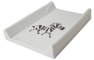 B&iacute;l&aacute; omyvateln&aacute; přebalovac&iacute; podložka Quax Zebra