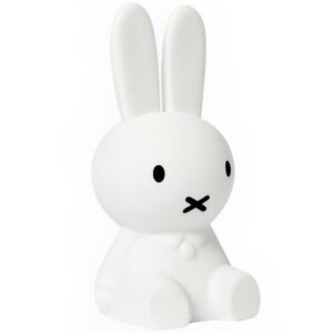 B&iacute;l&aacute; plastov&aacute; dětsk&aacute; LED lampa Mr. Maria Miffy 11 cm