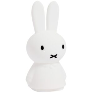 B&iacute;l&aacute; plastov&aacute; dětsk&aacute; LED lampa Mr. Maria Miffy 22 cm