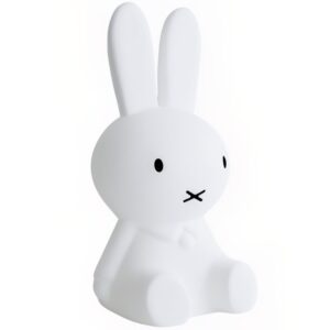 B&iacute;l&aacute; plastov&aacute; dětsk&aacute; LED lampa Mr. Maria Miffy XL 80 cm