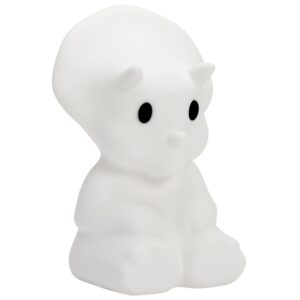 B&iacute;l&aacute; plastov&aacute; dětsk&aacute; LED lampa Mr. Maria Mira 24 cm