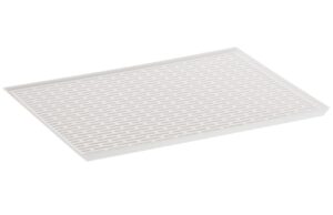 B&iacute;l&aacute; plastov&aacute; odkap&aacute;vac&iacute; podložka Yamazaki Tower 42