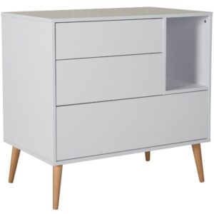 B&iacute;l&aacute; přebalovac&iacute; komoda Quax Cocoon 96 x 58 cm