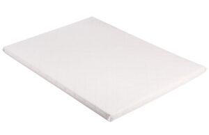 B&iacute;l&aacute; pro&scaron;&iacute;van&aacute; podložka do hrac&iacute;ch ohr&aacute;dek Quax Quilted 72 x 93 cm