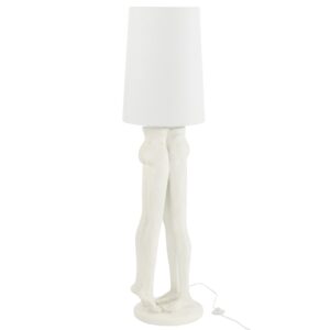 B&iacute;l&aacute; stojac&iacute; lampa J-line Couple 155