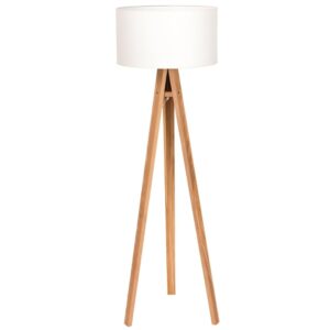 B&iacute;l&aacute; stojac&iacute; lampa RAGABA WANDA 140 cm