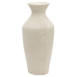 B&iacute;l&aacute; v&aacute;za Kave Home Pria 72 cm