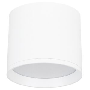 B&iacute;l&eacute; kovov&eacute; bodov&eacute; LED světlo Nova Luce Ziaza 10 cm