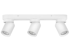 B&iacute;l&eacute; kovov&eacute; bodov&eacute; světlo Nova Luce Amecy 39 cm