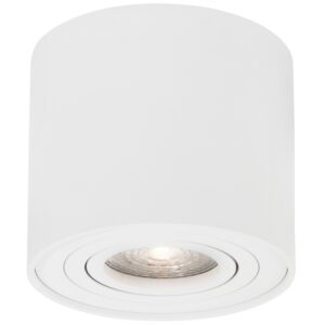 B&iacute;l&eacute; kovov&eacute; bodov&eacute; světlo Nova Luce Gozzano 8 cm