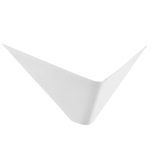 B&iacute;l&eacute; kovov&eacute; n&aacute;stěnn&eacute; sv&iacute;tidlo Kave Home Ginebra