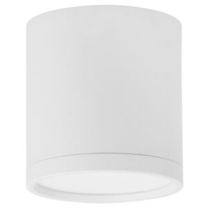 B&iacute;l&eacute; kovov&eacute; stropn&iacute; LED světlo Nova Luce Garf 7 cm