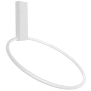 B&iacute;l&eacute; kovov&eacute; stropn&iacute; LED světlo Nova Luce Garve 40 cm