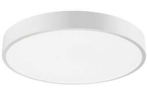 B&iacute;l&eacute; kovov&eacute; stropn&iacute; LED světlo Nova Luce Hadon 40 cm