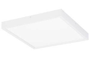 B&iacute;l&eacute; kovov&eacute; stropn&iacute; LED světlo Nova Luce Itos 40 x 40 cm